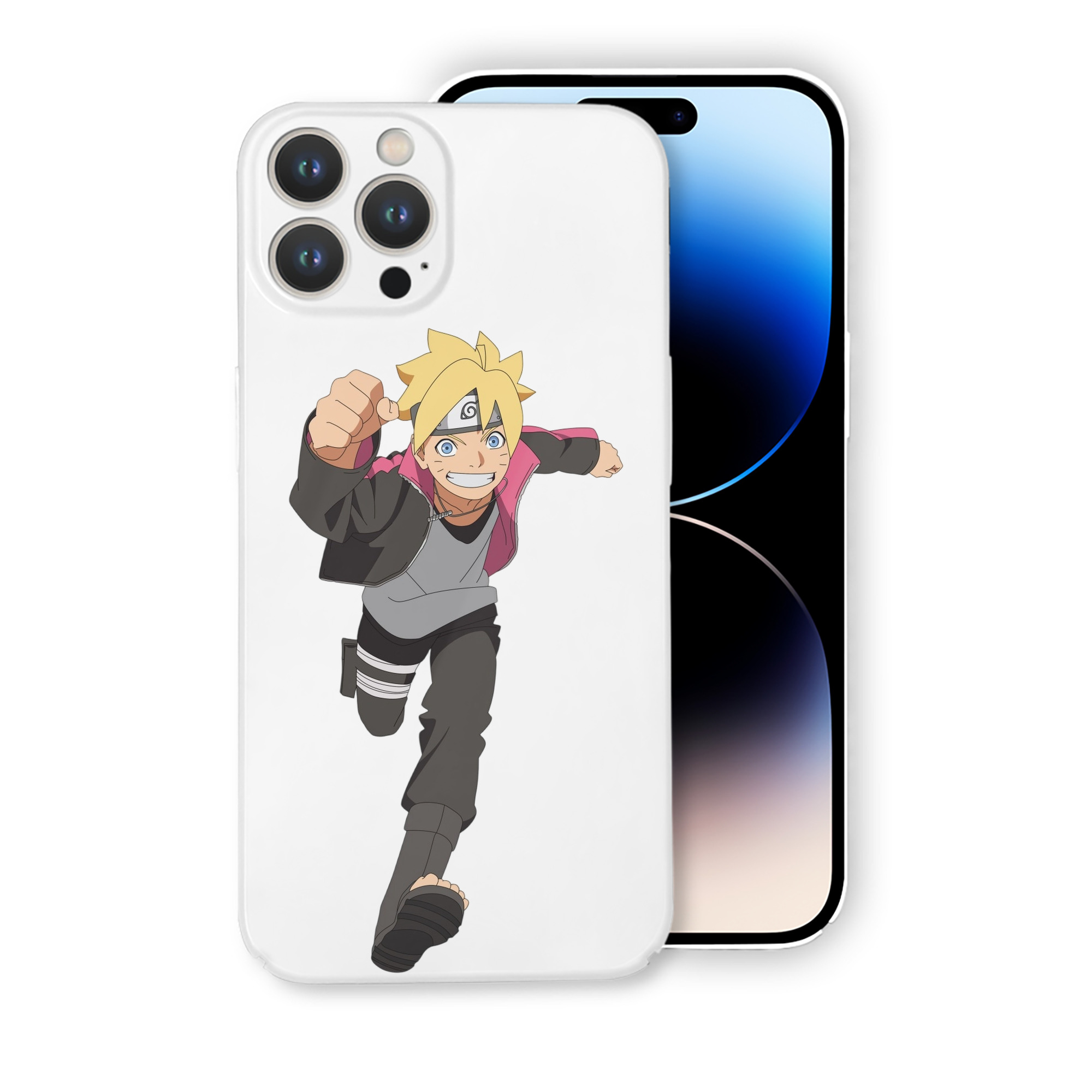 （画像用） NARUTO -ナルト- うずまき ボルト Uzumaki Boruto 【iPhone 14シリーズ対応】ハードケース